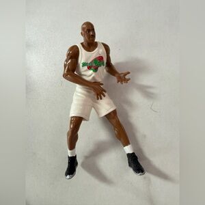 Space Jam Basketball Action Figure - Brown and White